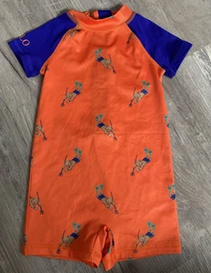 Polo Ralph Lauren Baby Boy Polo Bear Rash Guard/ Swim Gear 9-12 Months - Picture 1 of 8