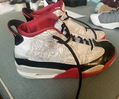 Nike Air Jordan DUB Zero GS DV1360-160 Juvenil Blanco Rojo Verdadero. Talla 7Y  Foto 1 de 4