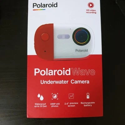 Used POLAROID UNDERWATER CAMERA 18MP 4K UHD POLAROID WATERPROOF - RED - Image 1 of 4