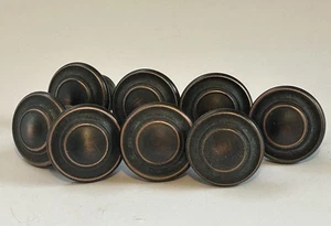 Vintage Amerock Inspirations Bronze mit Ölschliff BP15860RB Schrankknöpfe 1 5/16" Lot 8 - Bild 1 von 9