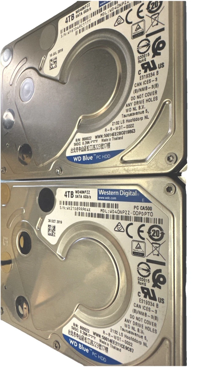 2台 WesternDigital 4TB 2.5 インチHDD 中古/希少 Western Digital 2.5
