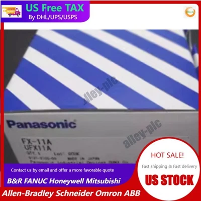 US Free TAX New PANASONIC SUNX FX-11A Fiber Optic Sensor - Image 1 of 4