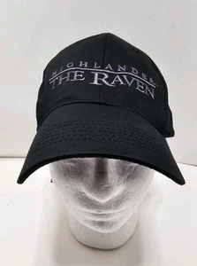 Vintage Highlander "The Raven" Black Adjustable Hat/Cap Official Product *Nos - Picture 1 of 11