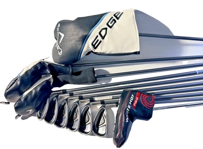 Juego Completo Callaway Edge Para Hombres Grafito 10 Palos Driver 3W Híbrido + Putter Derecha Foto 1 de 4