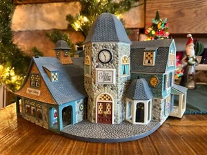 Department 56 Seasons Bay Street Shops #53301 Set of 2 Signed First Edition FLAW - Picture 1 of 9