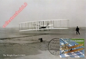 LIBYA 1984 Wright Brothers Flyer America USA ICAO Aviation (maximum-card) - Picture 1 of 1