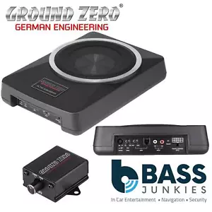 Ground Zero GZUB 800ACTXII Active Underseat 8" 20cm Bass Enclosure Car Subwoofer - Picture 1 of 3