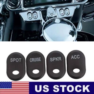 Cubierta de tablero de panel de interruptor de carenado interior 4 piezas para Harley Electra Street Glide 96-13 - Imagen 1 de 12