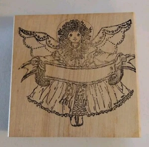 Hampton Art Angel Rubber stamp - Picture 1 of 2
