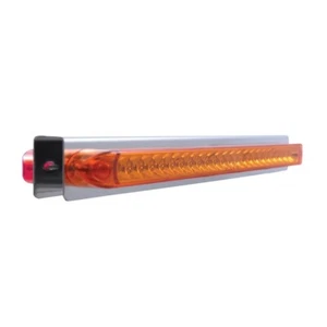 Light Bracket 23 LED 17 1/4" Light Bars - Amber & Red LED/Amber & Red Lens - Picture 1 of 8