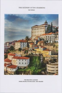 SCENERY IS CHARMING Nueva Tarjeta de Imagen 4""x6"" UNP B2428~Porto City - Imagen 1 de 4