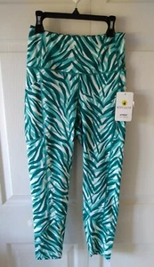 Women’s M High Waist Crop Capri Leggings Body Glove Size medium NEW yoga pants - Picture 1 of 9