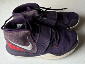 Nike Kyrie 6 Shoes 3Y Youth Kids Purple Lace Up Basketball Sneaker BQ5600-500 - Picture 1 of 9