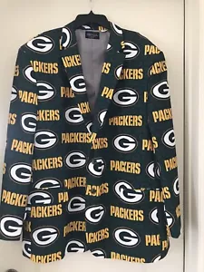 Green Bay Packers NFL Team Apparel grün-gelb 2-Btn Blazer Jacke 54 - Bild 1 von 12
