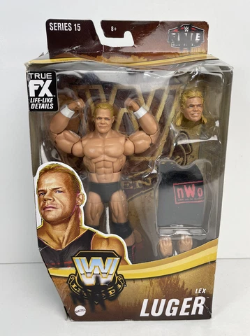 WWE ELITE COLLECTION LEGENDS SERIES 15 NWO LEX LUGER HAS BOX DAMAGE FAST SHIP Cover