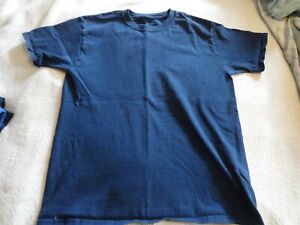 Boys Navy Blue Fruit of the Loom Short Sleeve T-Shirt - SZ  XL (14-16)