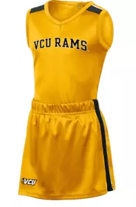VCU Rams Girls' 3pc Cheer Set Tank Top Skirt Shorts Outfit 3 Piece 2T Toddler - Picture 1 of 9