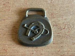 Hufeisen Uhr Anhänger Reitgerte Peitsche Reitsport klein messingfarben Western Vintage - Bild 1 von 18