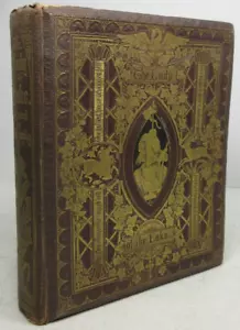 1863 "The Lady of the Lake" Sir Walter Scott Hardcover 13 Photograph Plates - Picture 1 of 7