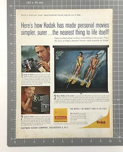 Vintage Kodak 1963 Print Ad Home Movies 60’s Color Camera Film Kodachrome 2 - Picture 1 of 1
