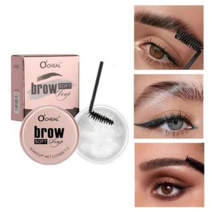 1pc Waterproof 3d Eyebrow Styling Gel Wax Pomade Soap Brow Setting Cream - Picture 1 of 24