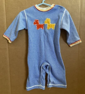 Vintage Carter's Carters Baby Boy's One Piece Coverall Outfit Size 12 months - Picture 1 of 3