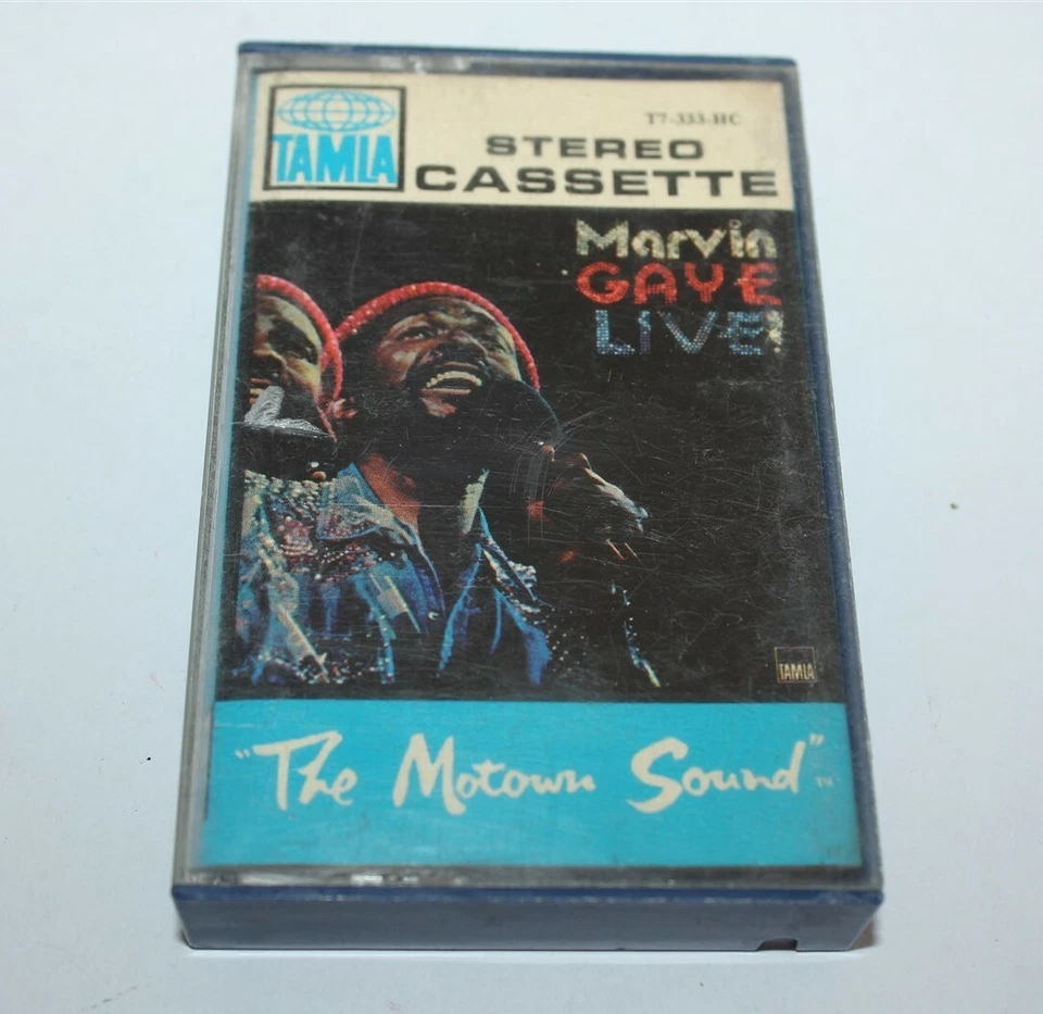 Marvin Gaye Live Cassette Tape Tamia T7-333-HC - Image 1 of 4
