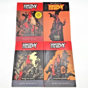 Hellboy TPB Lot Band 1, 1, 2, 5 Dark Horse Comics Mike Mignola Taschenbuch - Bild 1 von 7