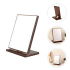 Small Wooden Vanity Makeup Mirror Standing Table Cosmetic Mirror-DI