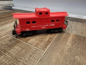 Coche vintage American Flyer Lines 24636 rojo caboose - Imagen 1 de 7