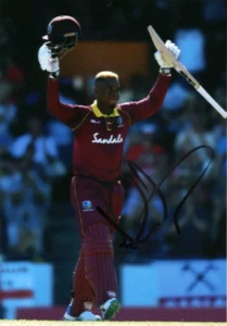 CRICKET DE LAS INDIAS OCCIDENTALES: FOTO DE ACCIÓN FIRMADA POR SHIMRON HETMYER 6x4 ODI CENTURY + CERTIFICADO DE AUTENTICIDAD - Imagen 1 de 1