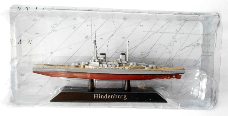 [55] DIE CAST NAVI DA GUERRA  - HINDENBURG  - Scala1:1250 DEAGOSTINI - Immagine 1 di 1