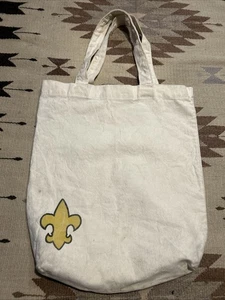 Vintage Boy Scouts Of America Canvas Tasche weiß BOA BSOA - Bild 1 von 5