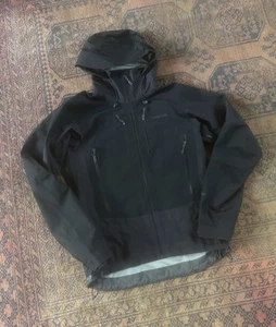 Patagonia Triolet Gore-Tex Jacket Men's Sz Small Black Waterproof Windbreaker - Picture 1 of 20