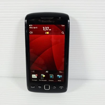 BLACKBERRY TORCH 9850 - 4GB BLACK - UNLOCKED - CELL PHONE VERIZON Tested  - Image 1 of 4