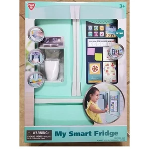 PLAY My Smart Fridge (15 × 11 x 4 inch) Pretend Playset (Turquoise) - Picture 1 of 7