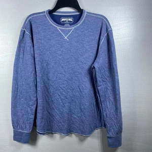 American Eagle Men’s Blue Long Sleeve Cozy Soft Lightweight Sweater Size Medium - Picture 1 of 8