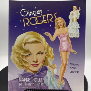Ginger Rogers Paper Doll Clothing Book 2008 Unused New S0 Uncut - Picture 1 of 4
