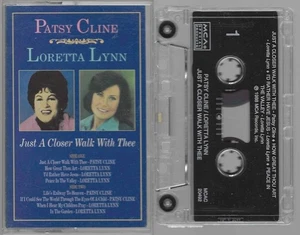 Patsy Cline/Loretta Lynn Just A Closer Walk with Thee (Cassette, 1988 MCA) VG+ - Picture 1 of 3