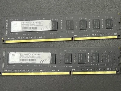 G.SKILL F3-10600CL9D-8GBNT 8GB Memory Kit - 2 x 4GB DDR3-1333 DIMM RAM - Image 1 of 2