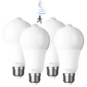 Motion Sensor Light Bulb,Motion Activated Light Bulb,Motion Bulb Indoor,Motio... - Picture 1 of 6