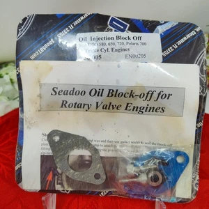 Seadoo 580, 650, 720 Polaris 700 Oil Injection Block Off SBT #36-005 & Triple Cy - Bild 1 von 5