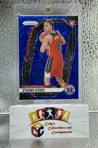 Kyshawn George 2024-25 Panini Prizm Fast Break #257 RC Blue Disco Prizm /150 SP - Picture 1 of 10