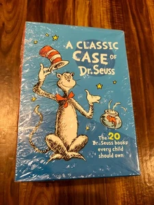 A Classic Case of Dr. Seuss Book Box Set 20 Children's Books New - Picture 1 of 3