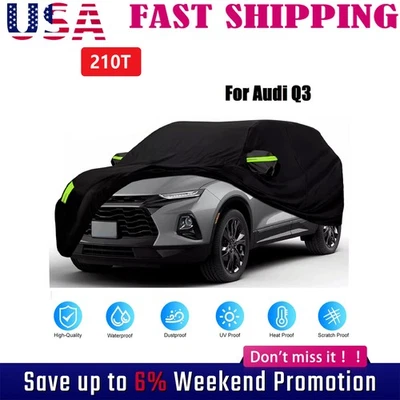 Для Audi Q3 внедорожник автомобиля чехол 210T водонепроницаемый открытый УФ всепогодный автомобиля Ipscvzbzeqq - Изображение 1 из 4