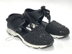 ALL BLACK Amazing Gems Sneaker Sandale Schwarz Oxford Gr. 40 US 9,5 EXC - Bild 1 von 7
