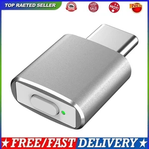 USB C Maus Jiggler Mover Nicht nachweisbar 3 Modi mit Schalttaste (Silber T16) - Bild 1 von 9