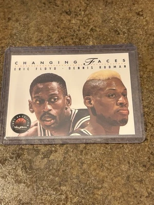1993-94 SkyBox Premium #315 Eric Floyd / Dennis Rodman Changing Faces Basketball - Image 1 of 2