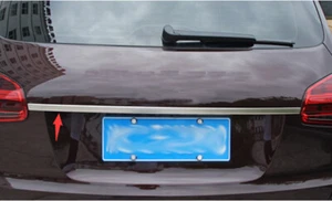 Fits Porsche Cayenne 2015-2018 Stainless Steel Rear Trunk Lid Molding Trim-Upper - Picture 1 of 1
