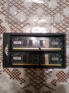 Authentic Kingston ValueRAM 1GB Kit (2×512MB) KVR400X64C3AK2/1G PC-3200 400MHz  - Afbeelding 1 van 3